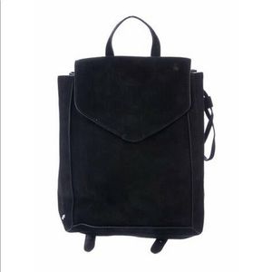 Loeffler Randall Black Suede Backpack